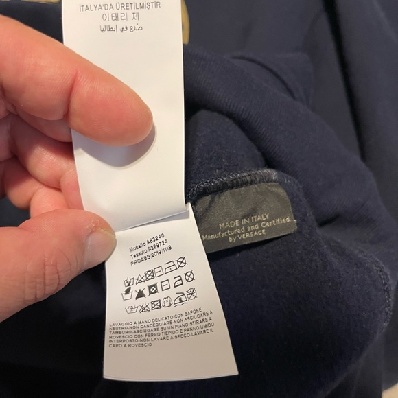 Versace x Kith Medisa Hoodie Navy XL - Picture 8 of 10